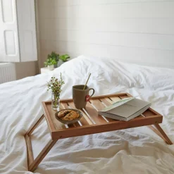 Bandejas<CASA Acacia Bandeja De Cama Natural