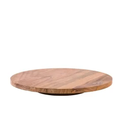Fuentes Para Servir<CASA Acacia Bandeja Giratoria Natural