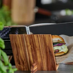 Accesorios De Cocina<CASA Acacia Lux Atril De Cocina Soporte Tableta Natural