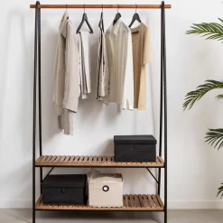 Estantes<CASA Acacia Ropero Negro