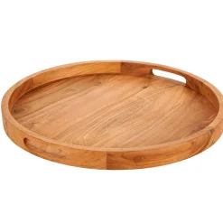 Bandejas<CASA Acacia Style Bandeja Natural