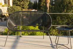 Bancos De Jardín<CASA Acapulco Banco Lounge Negro