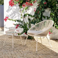 Mesas Auxiliares De Jardín<CASA Acapulco Mesa Lounge Arena