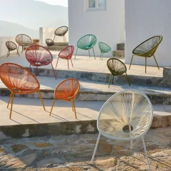 Sillas Lounge<CASA Acapulco Silla Lounge Aguamarina