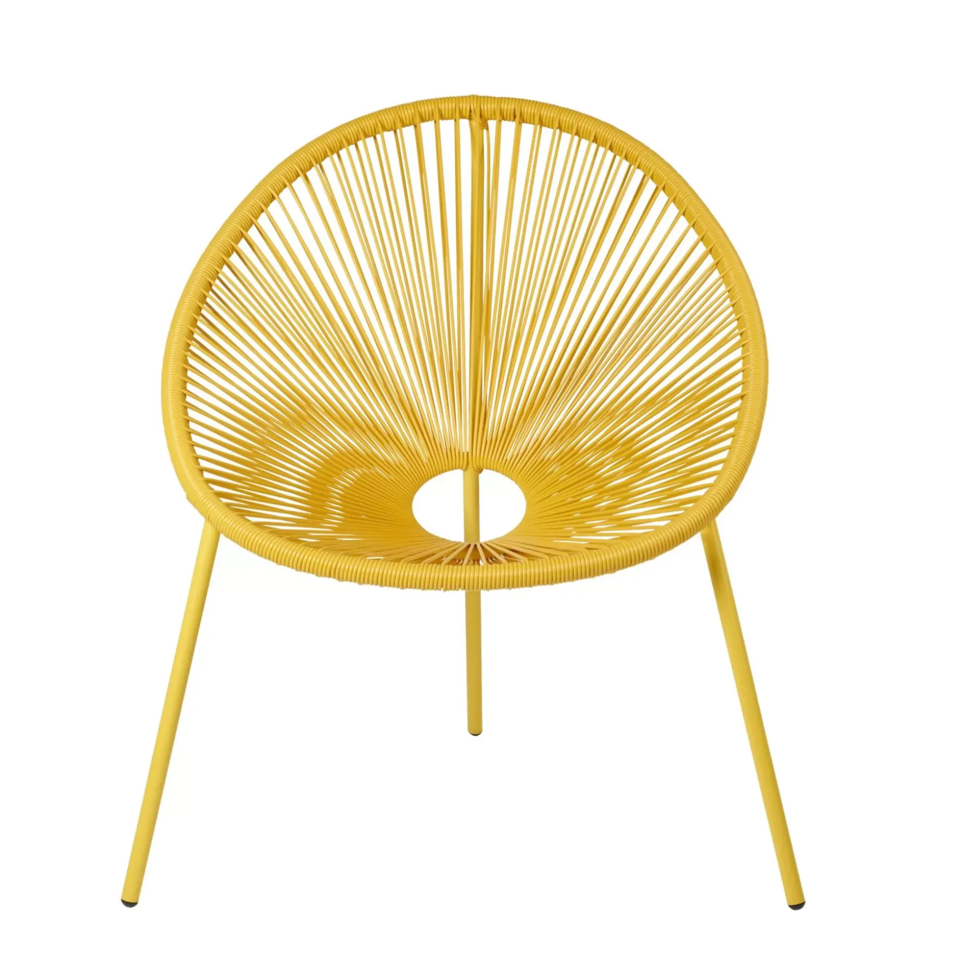 Sillas Lounge<CASA Acapulco Silla Lounge Amarillo