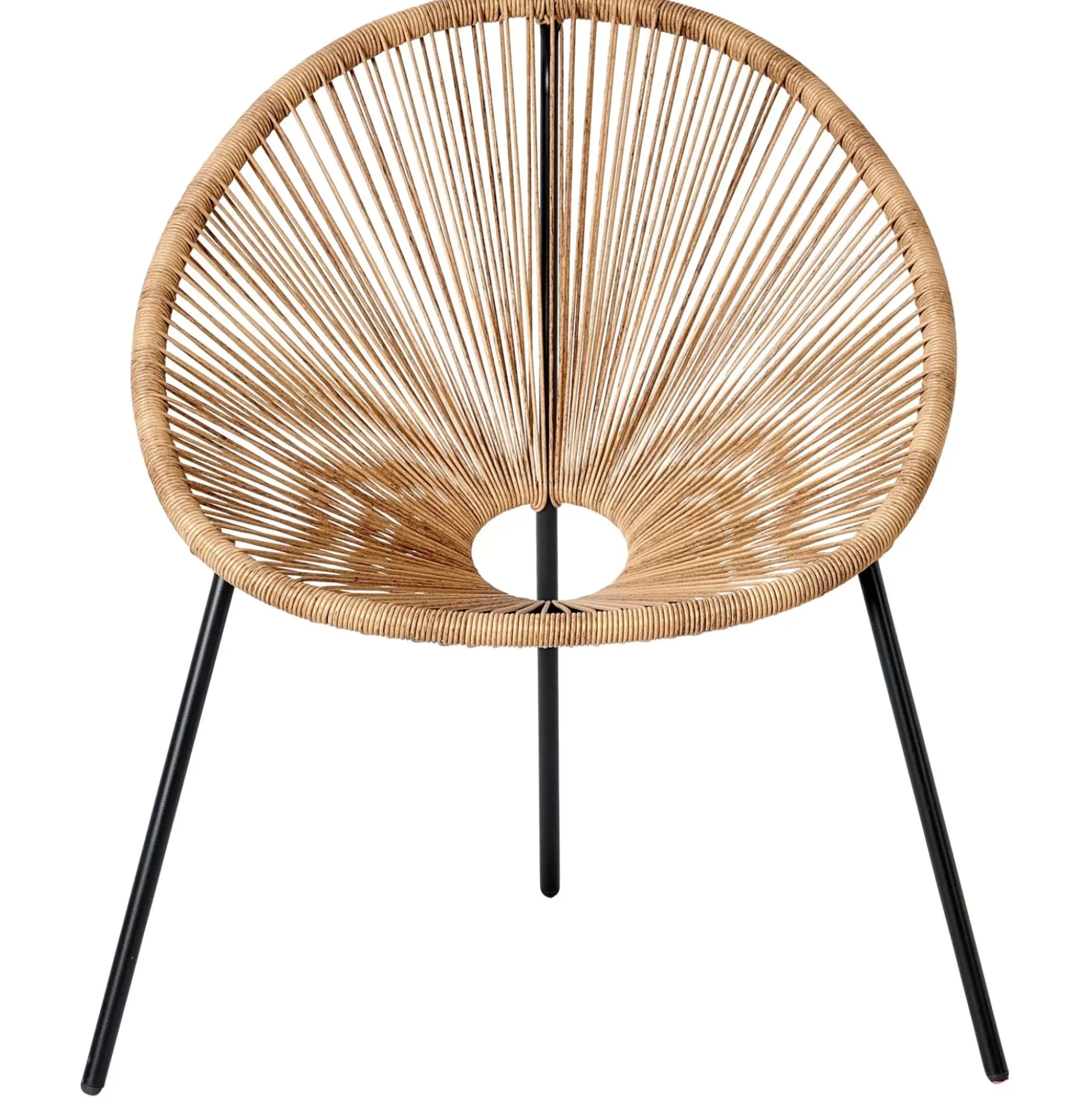 Sillas Lounge<CASA Acapulco Silla Lounge Negro, Natural