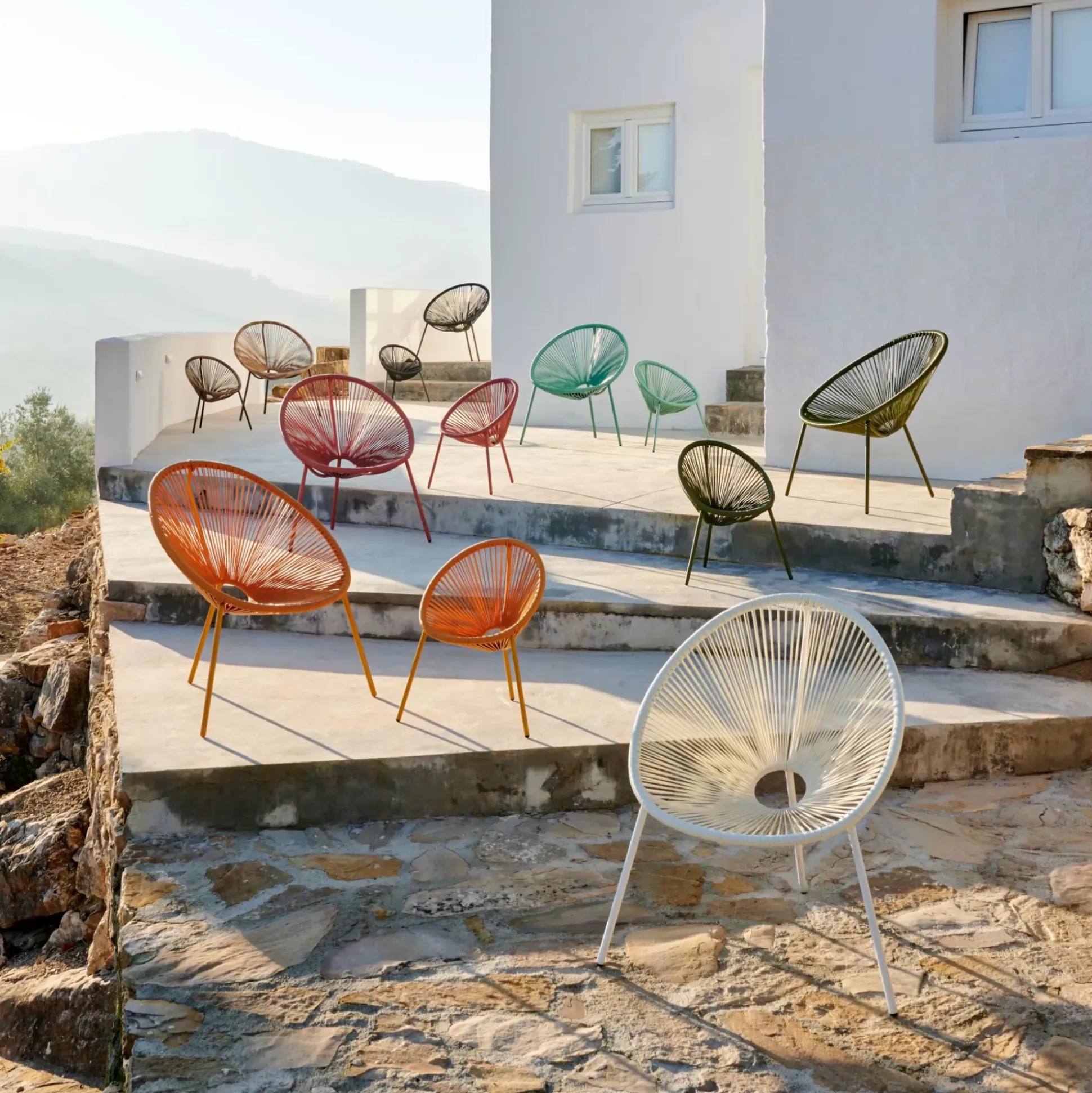 Sillas Lounge<CASA Acapulco Silla Lounge Verde