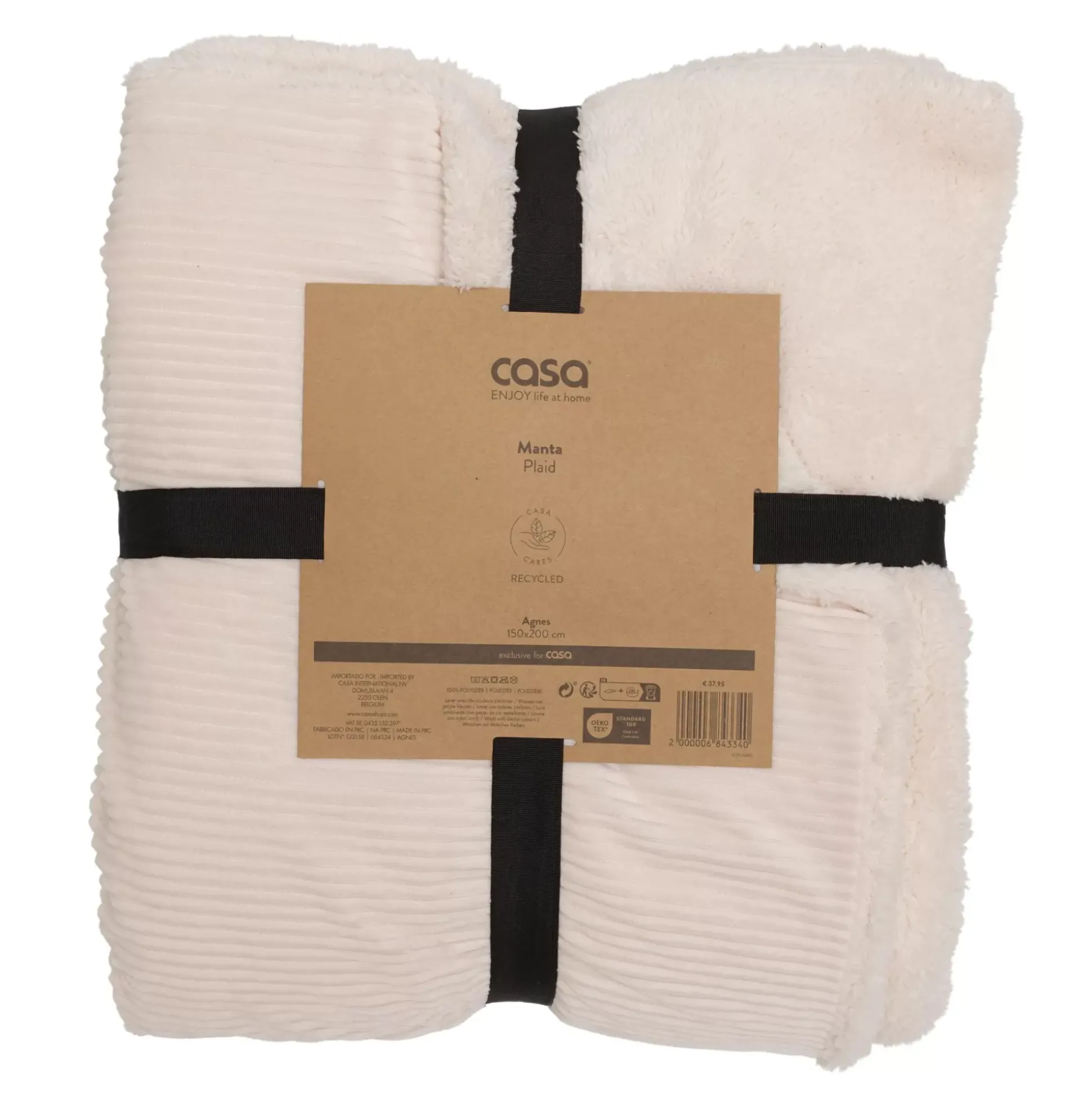 Mantas<CASA Agnes Manta Blanco Apagado