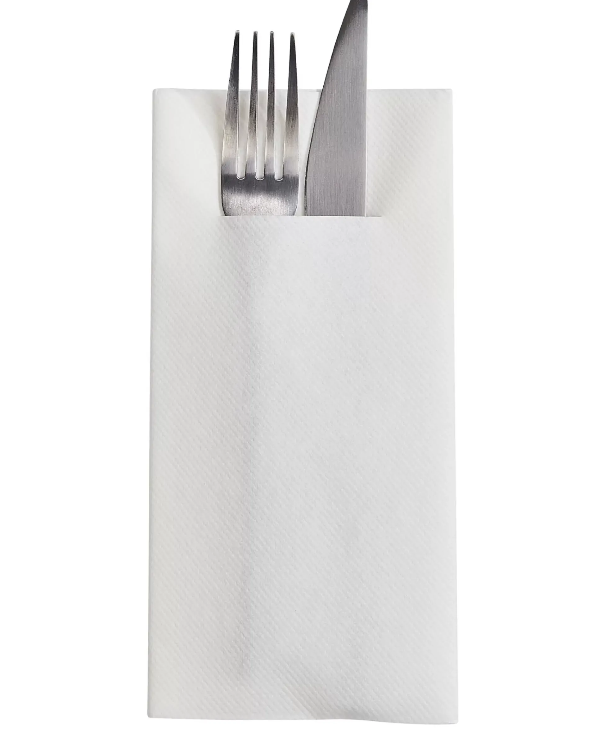 Servilletas<CASA Airlaid Servill./Cubiert. Juego De 12 Blanco