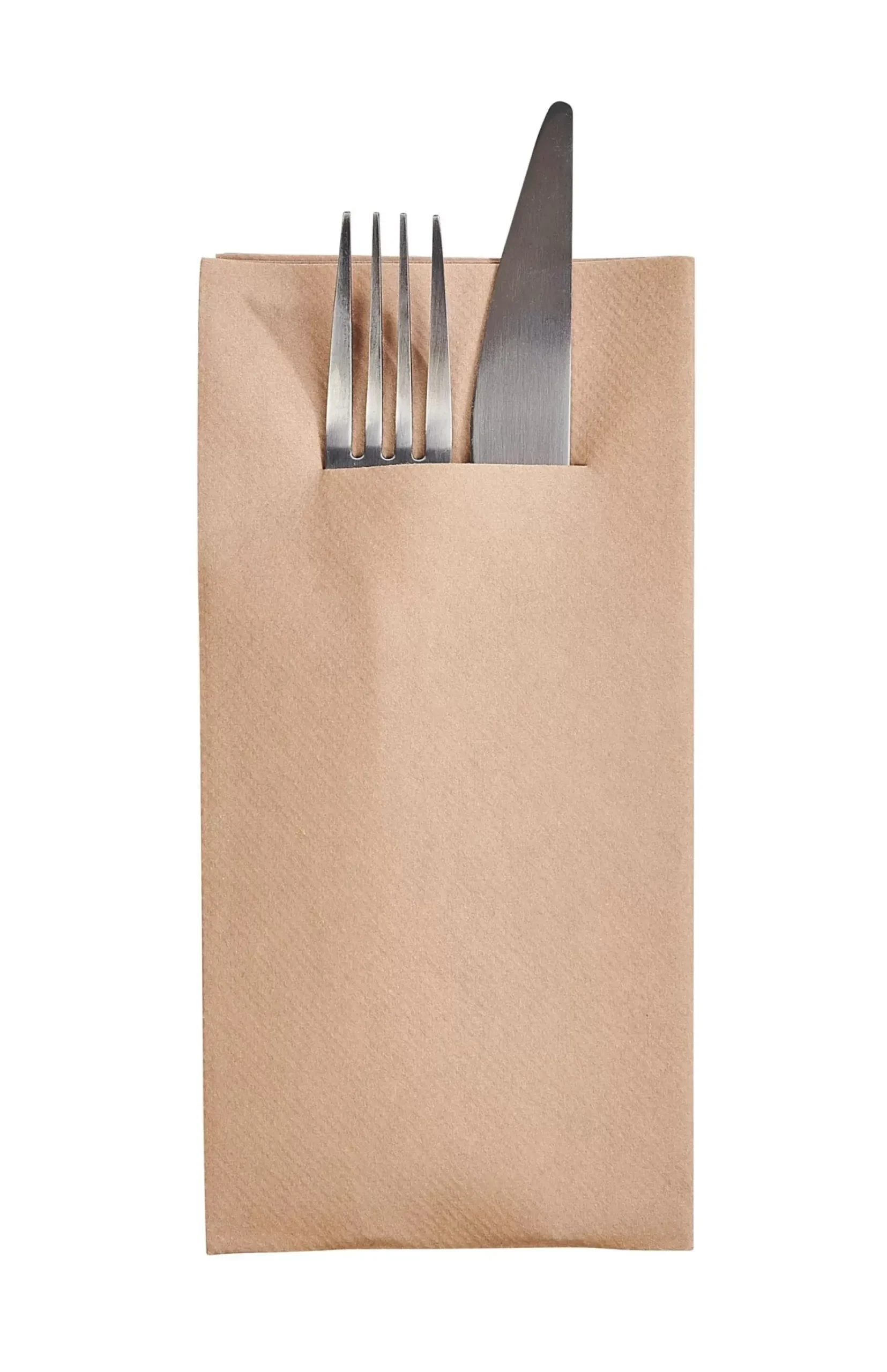 Servilletas<CASA Airlaid Servill./Cubiert. Juego De 12 Marron