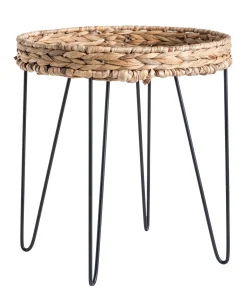 Mesas Auxiliares<CASA Akela Mesa Auxiliar Negro, Natural