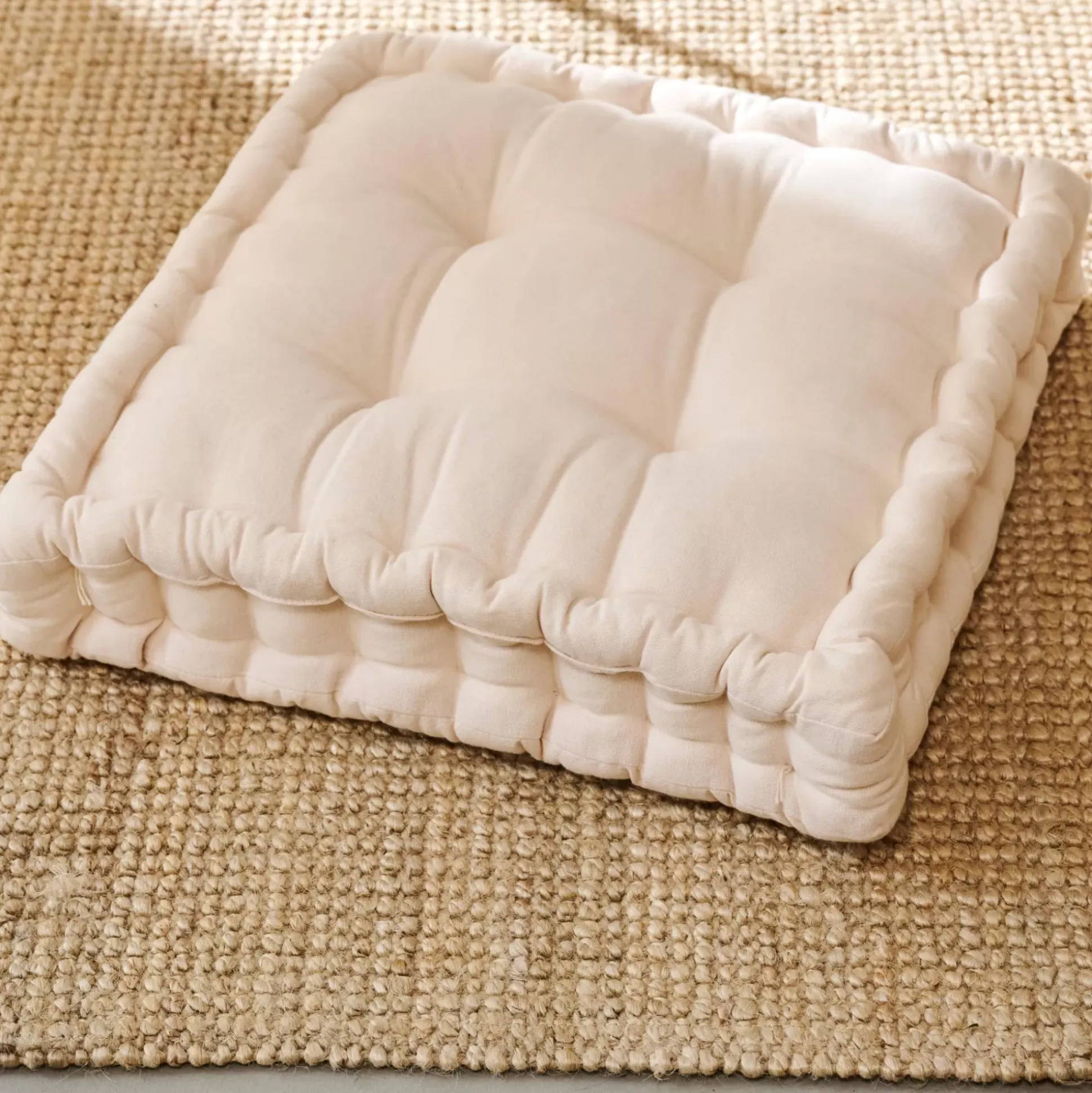 Cojines De Asiento<CASA Alda Cojin Colchon Blanco Apagado