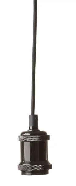 Lamparas Colgantes<CASA Alu Lampara Colgante Negro, Metal