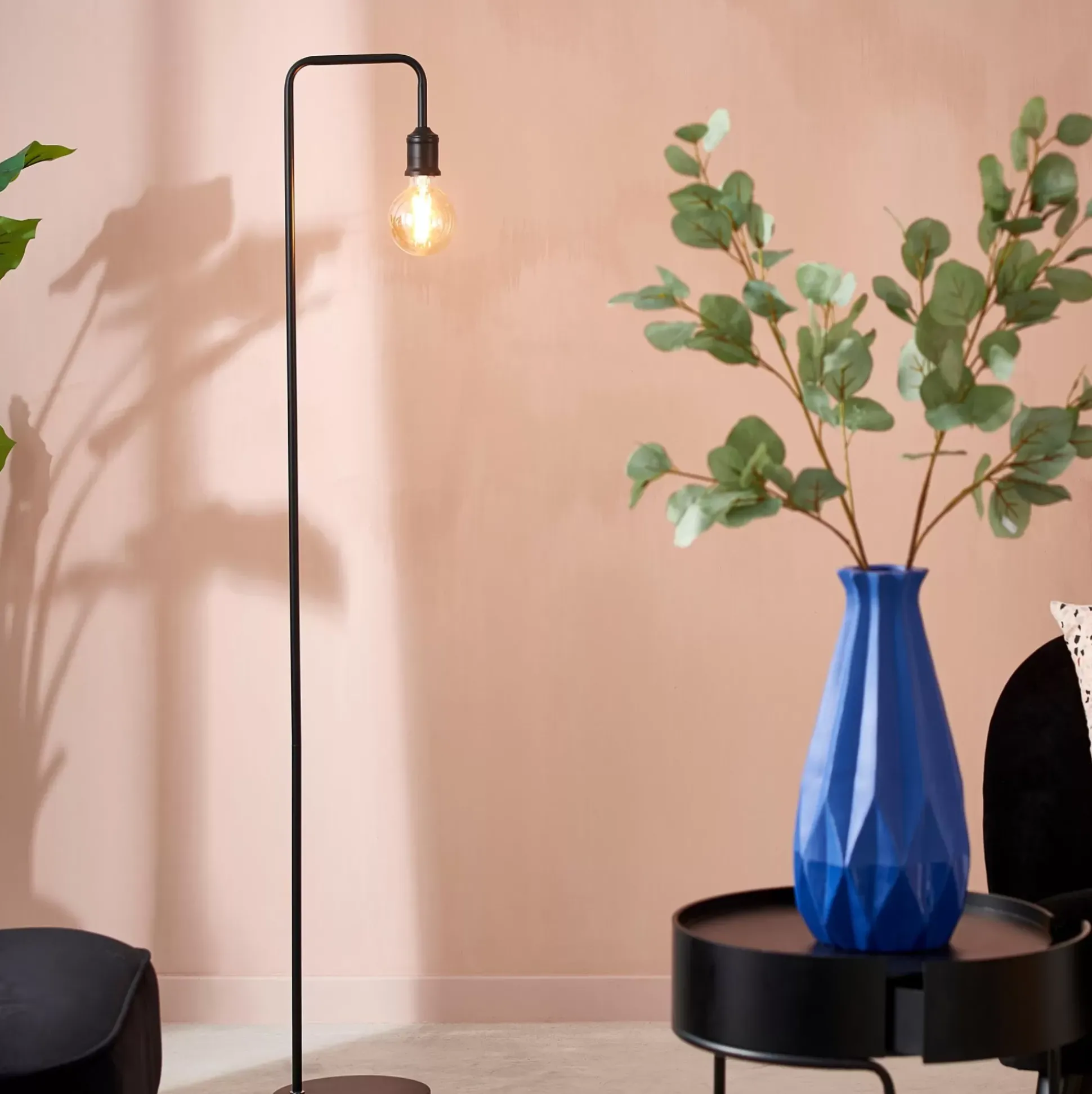 Lamparas De Pie<CASA Arche Lampara De Pie Negro