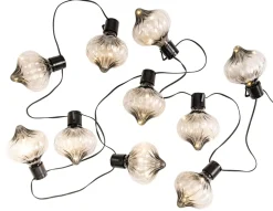 Iluminación Exterior<CASA Azis Guirnalda 10 Leds Exter Forma De Gota