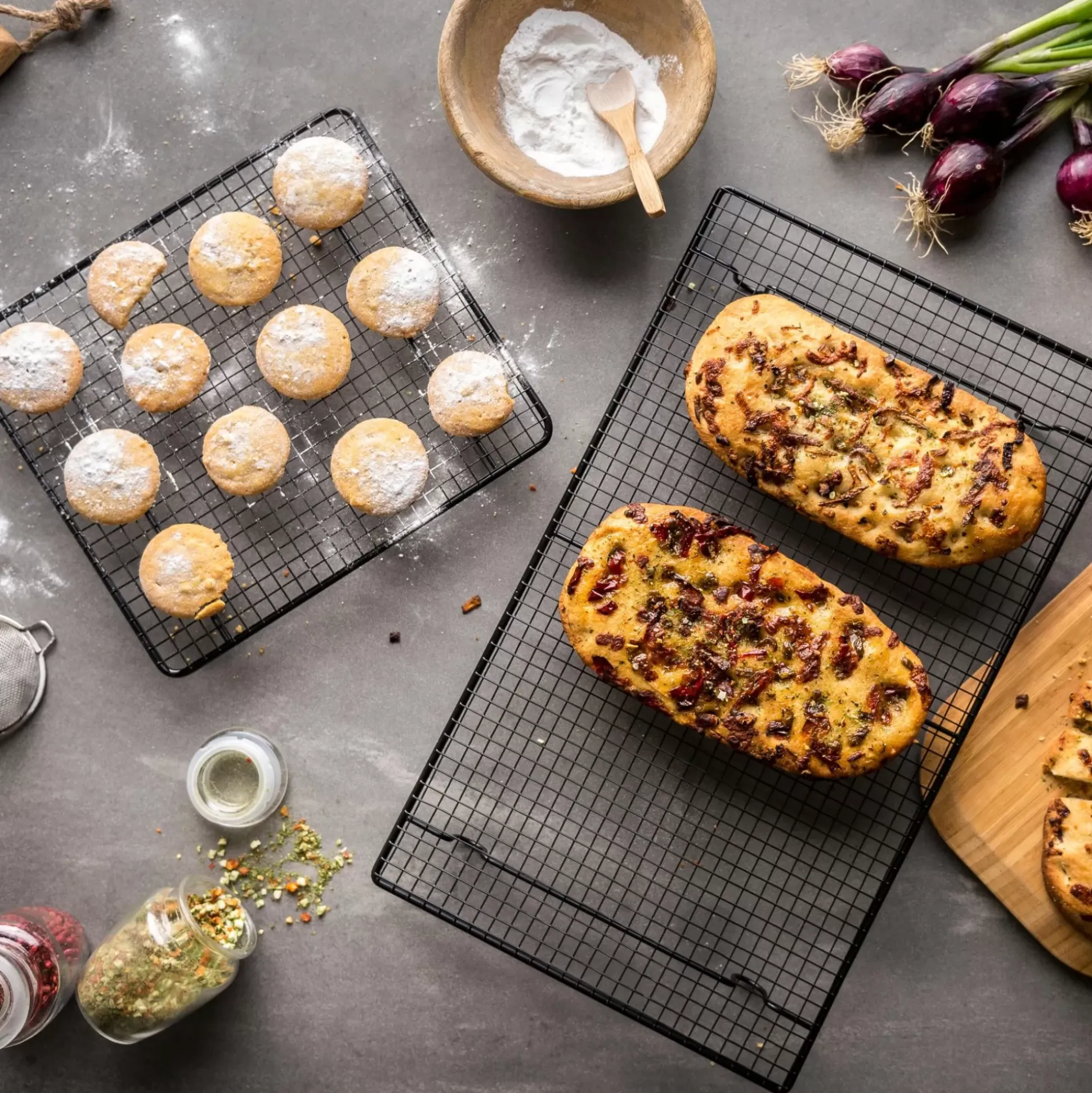 Accesorios Para Resposteria<CASA Bakery Rejillas Pasteleria Juego De 2 Negro