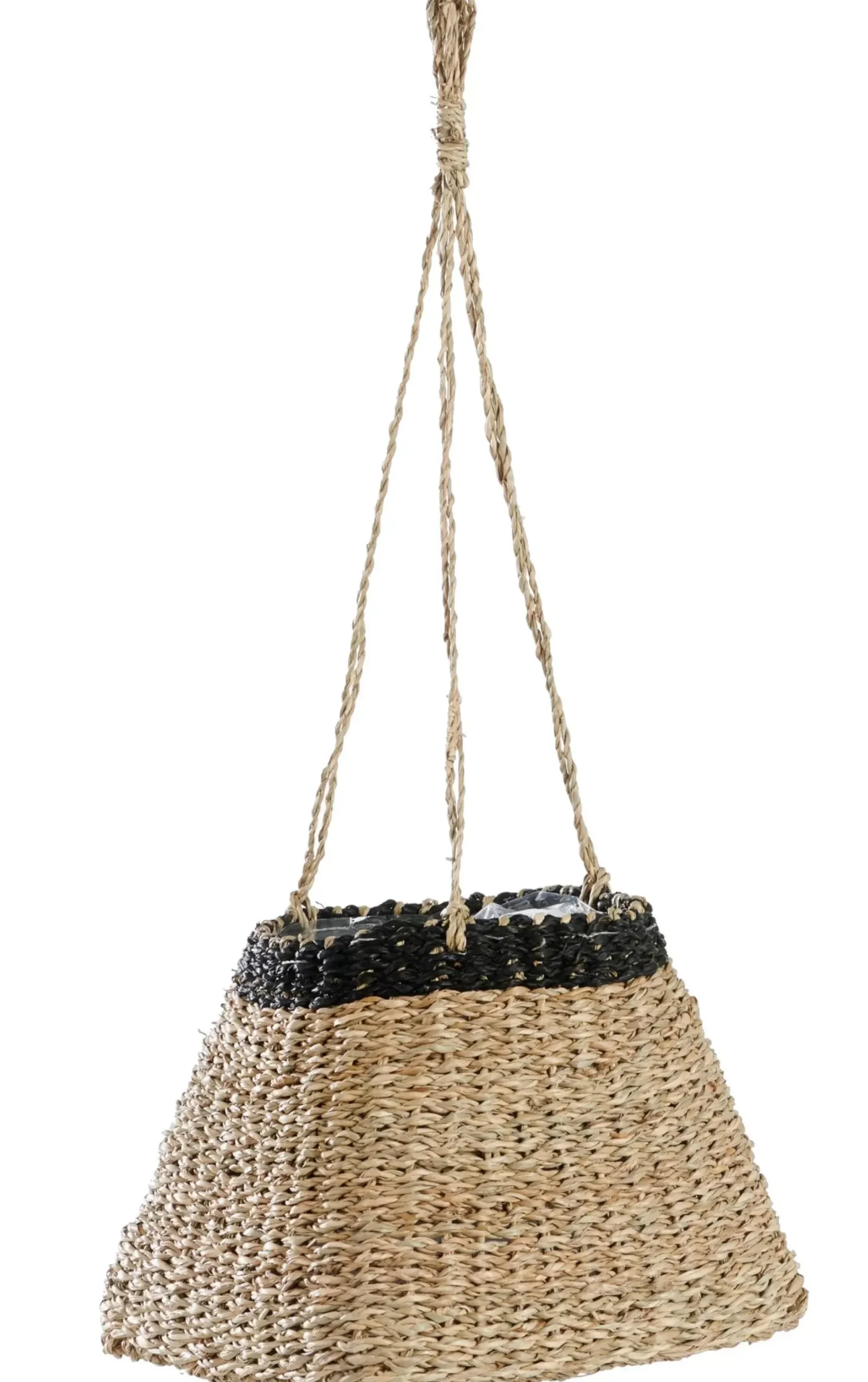 Colgadores Para Plantas<CASA Baku Macetero Colgante Negro, Natural