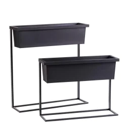 Soportes Para Plantas<CASA Balco Caja Para Plantas Negro