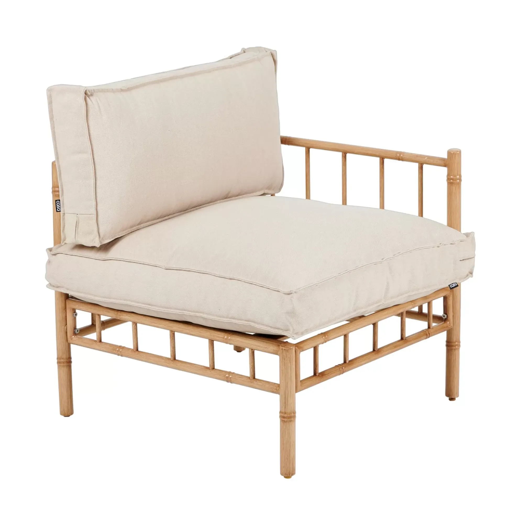 Conjuntos Lounge<CASA Bambolette Silla Esquinera Aspecto Bambu