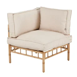 Conjuntos Lounge<CASA Bambolette Silla Esquinera Aspecto Bambu