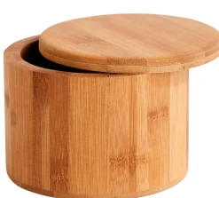 Taperes<CASA Bamboo Caja De Almacenaje Maceta Hierbas Natural