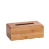 Accesorios De Tocador<CASA Bamboo Caja Para Panuelos Natural