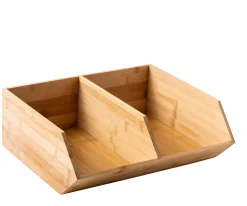 Taperes<CASA Bamboo Organizador Apilable Natural