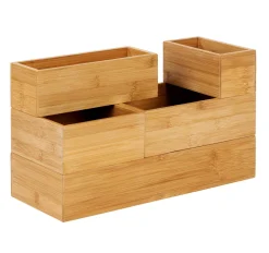 Accesorios De Cocina<CASA Bamboo Organizador Para Cajon Natural