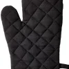 Guantes Horno<CASA Bas Manopla Negro
