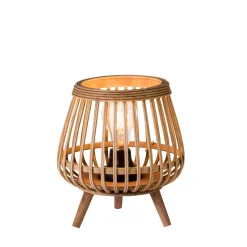 Lamparas De Mesa<CASA Bloq Lampara E27 2X Pila Aa No Incl.