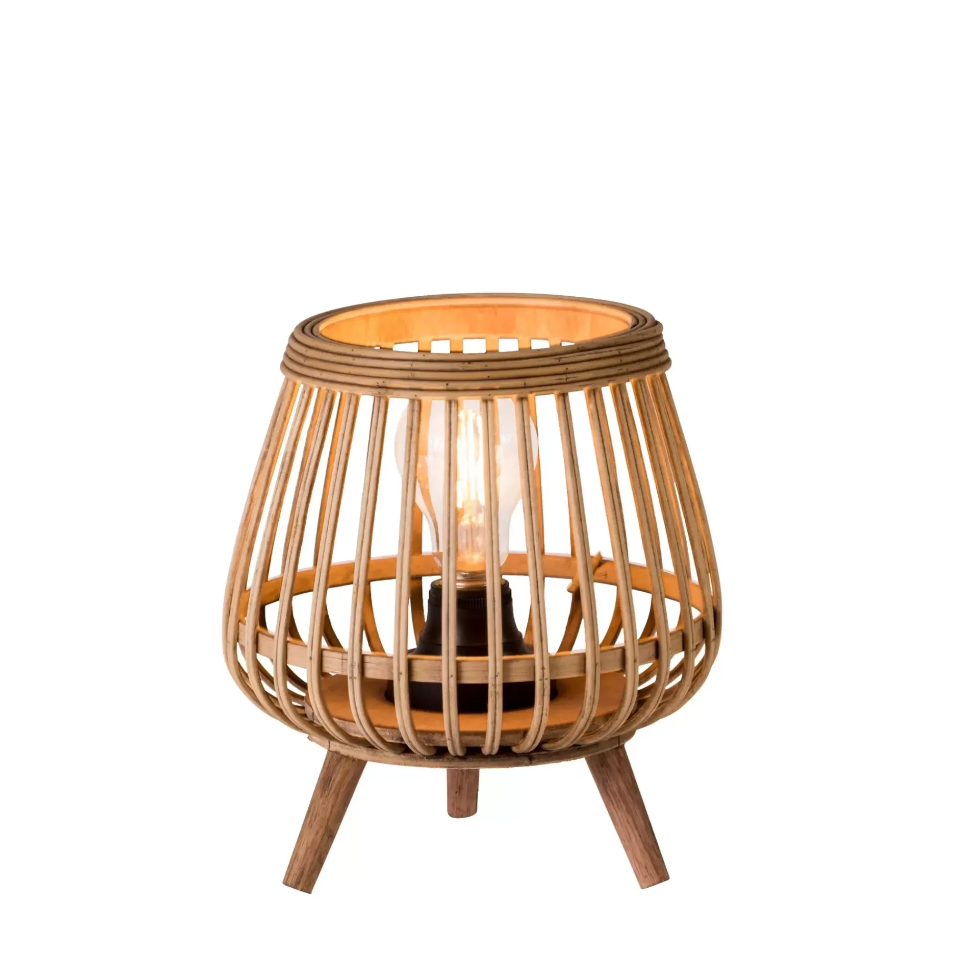 Lamparas De Mesa<CASA Bloq Lampara E27 2X Pila Aa No Incl.