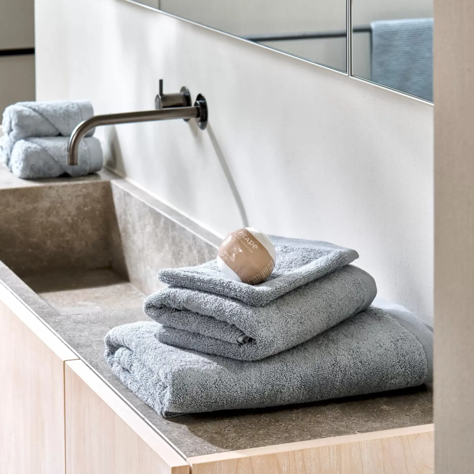 Toallitas<CASA B-Lux Toallita Plateado