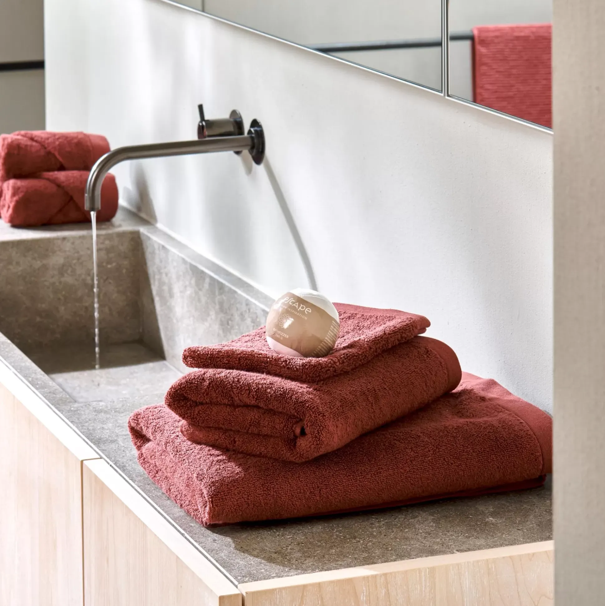 Toallitas<CASA B-Lux Toallita Rojo