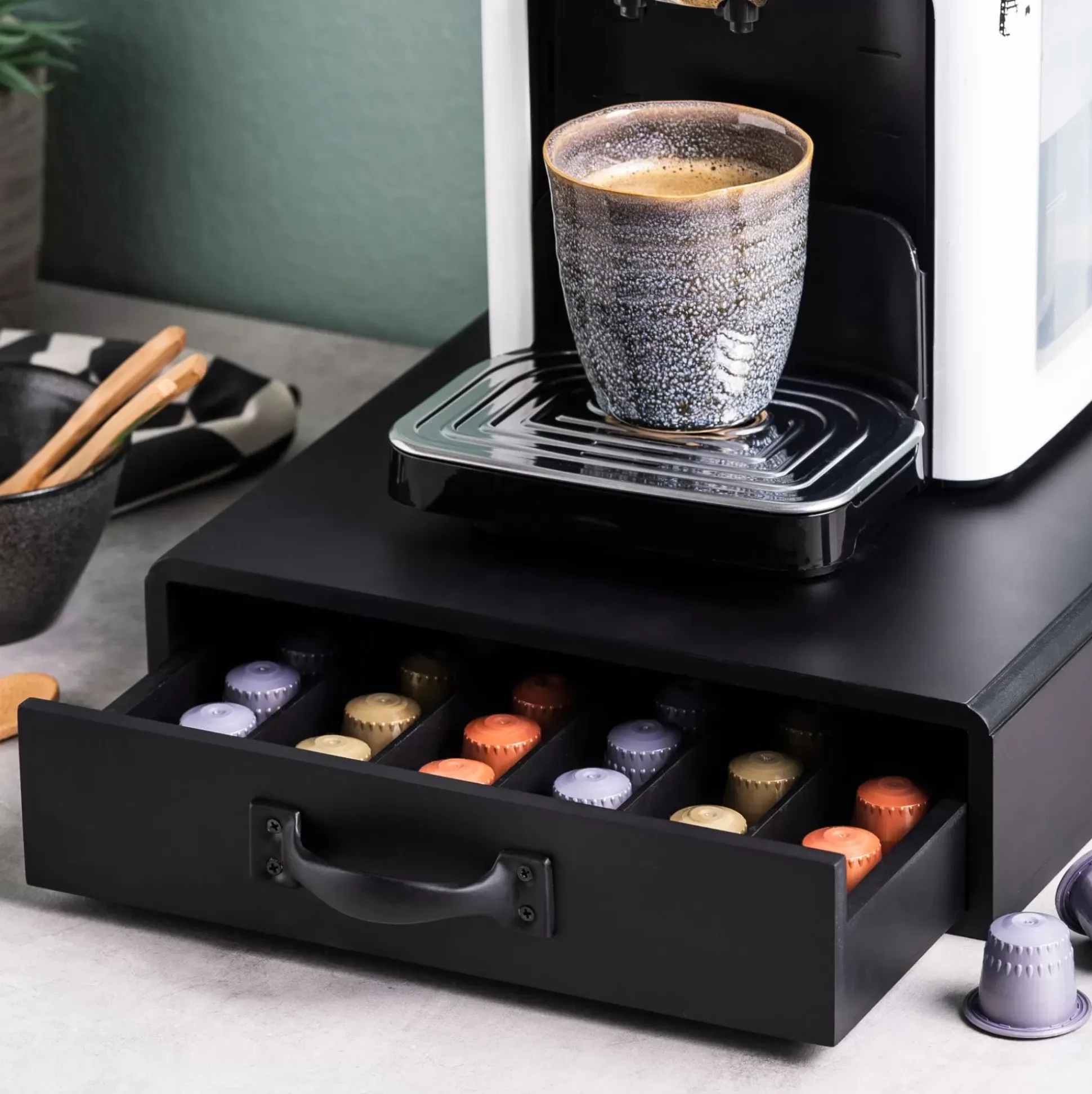 Accesorios De Café<CASA Cafe Cajon Capsulas Cafe Negro