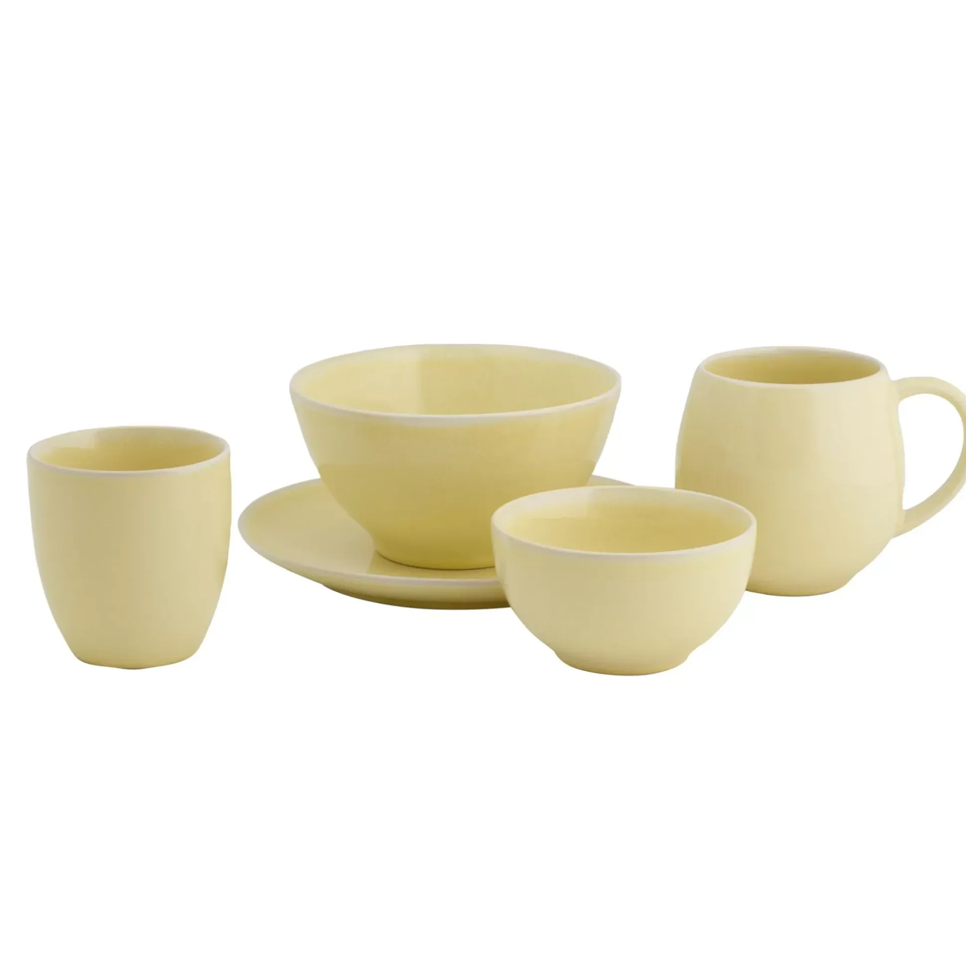 Tacitas<CASA Candy Taza Amarillo Claro