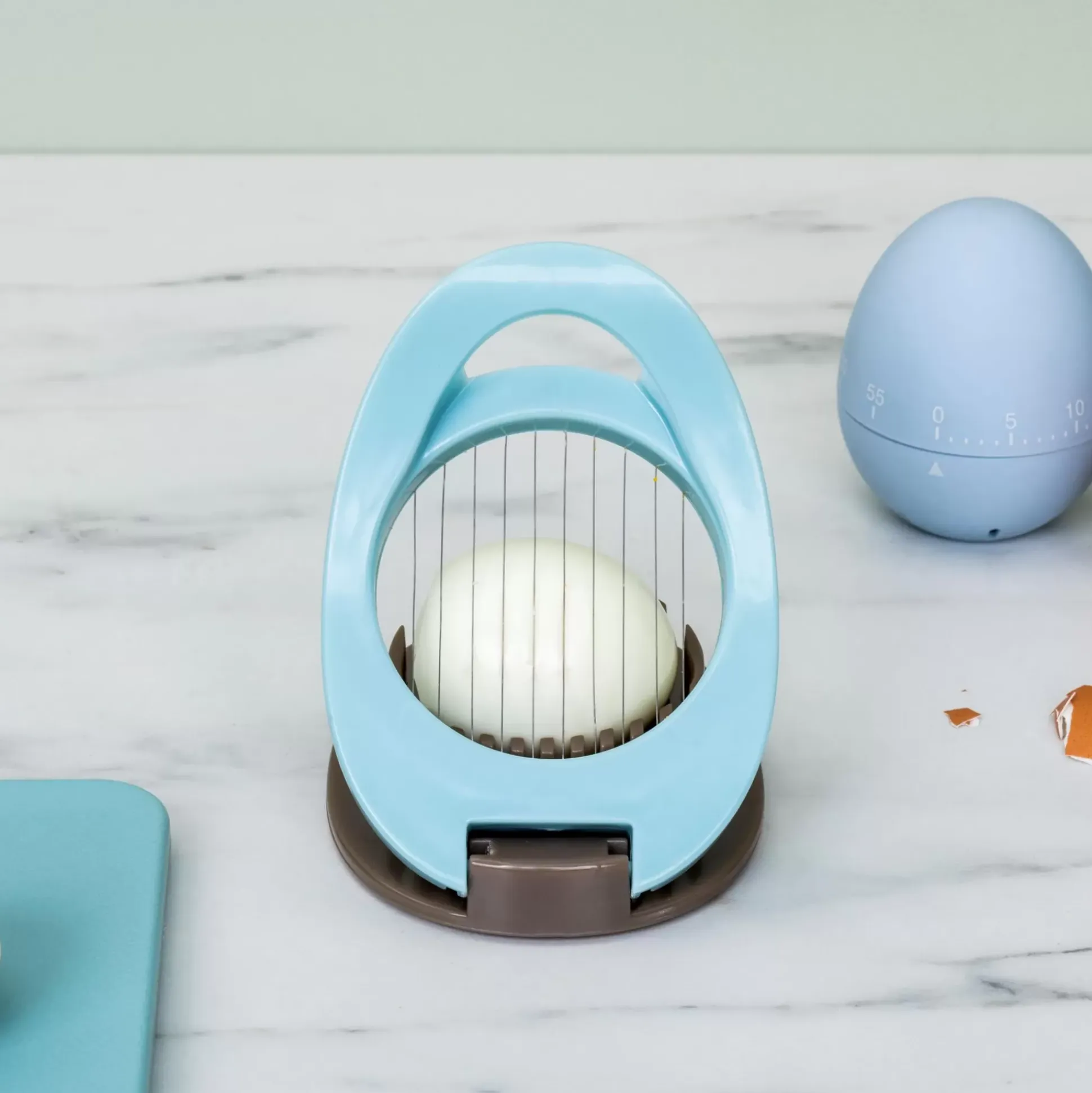 Instrumentos De Cocina<CASA Kitchen Cortador De Huevos Gris, Azul