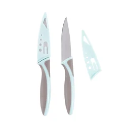 Peladores<CASA Kitchen Cuchillo Pelador Juego De 2 Gris, Azul