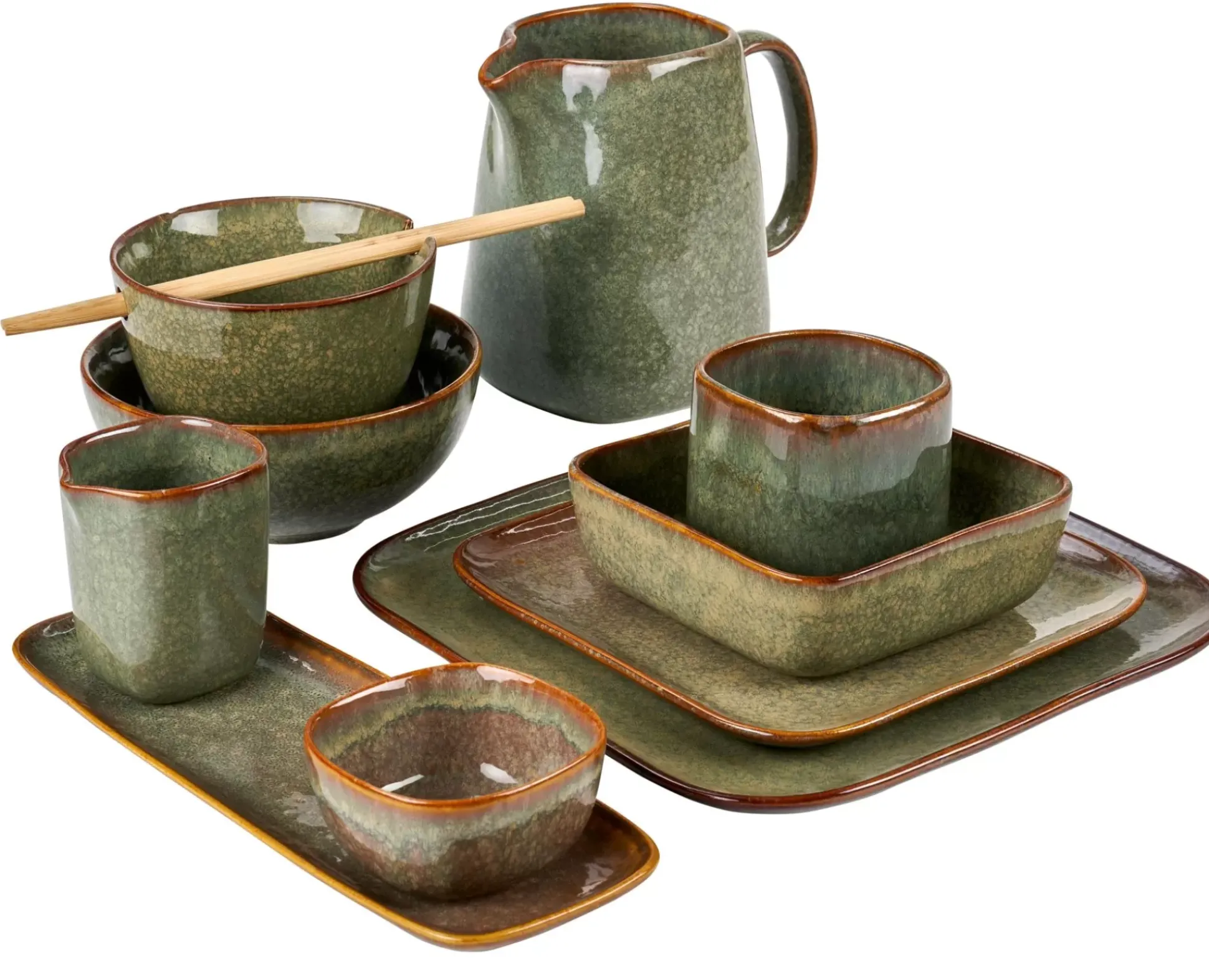 Jarras<CASA Cassis Cantaro Verde