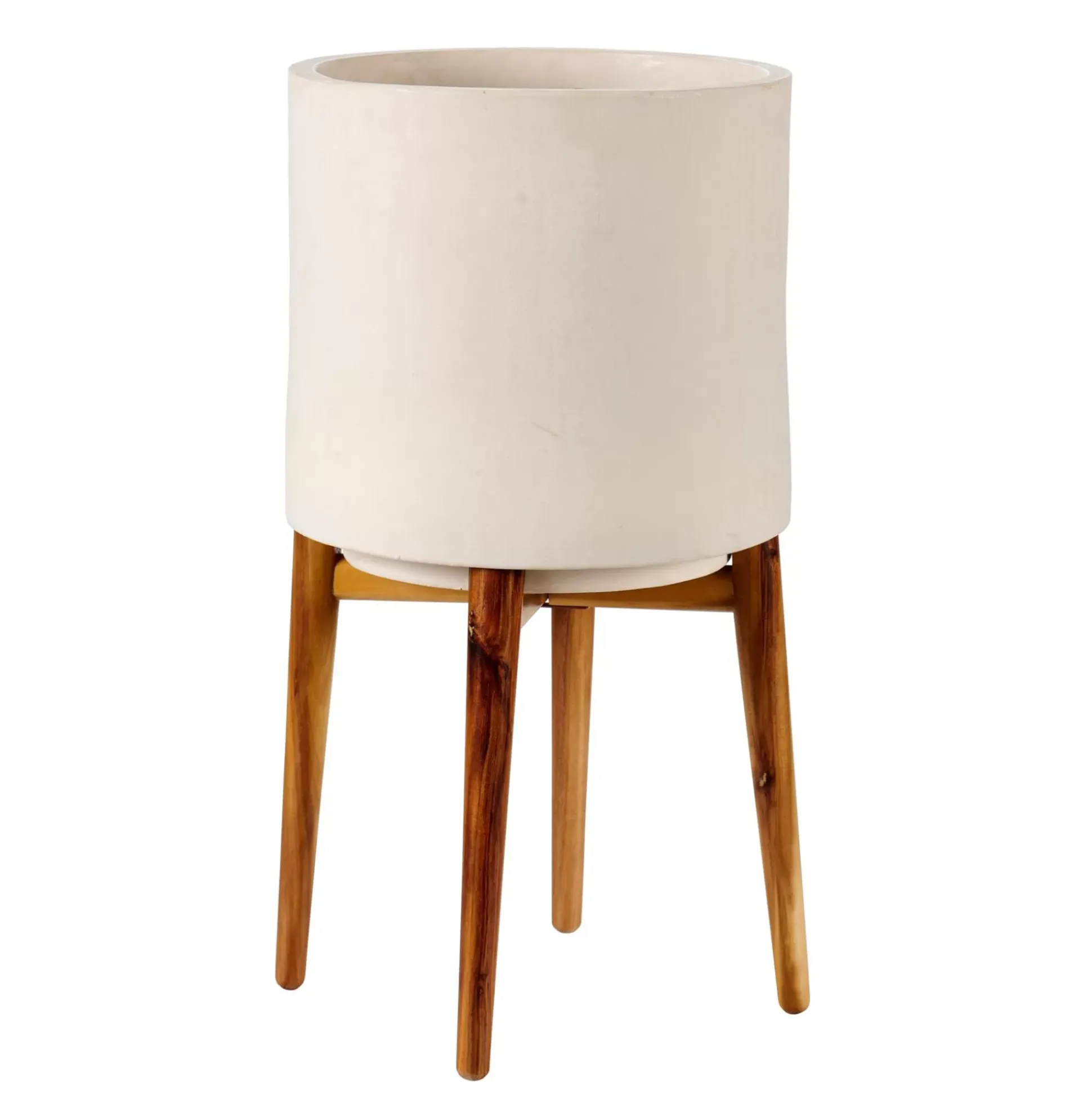 Soportes Para Plantas<CASA Chiaro Macetero Blanco