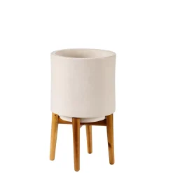 Soportes Para Plantas<CASA Chiaro Macetero Blanco