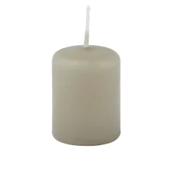 Velas<CASA Cilindro Vela Cilindrica Gris