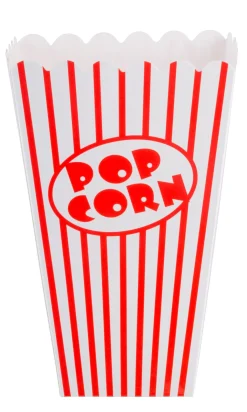 Accesorios De Cocina<CASA Cinema Vaso De Palomitas Juego De 8 Blanco, Rojo