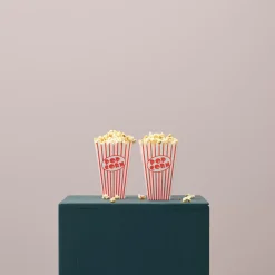 Accesorios De Cocina<CASA Cinema Vaso De Palomitas Juego De 8 Blanco, Rojo