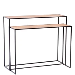 Consolas<CASA Combo Consola Juego De 2 Natural