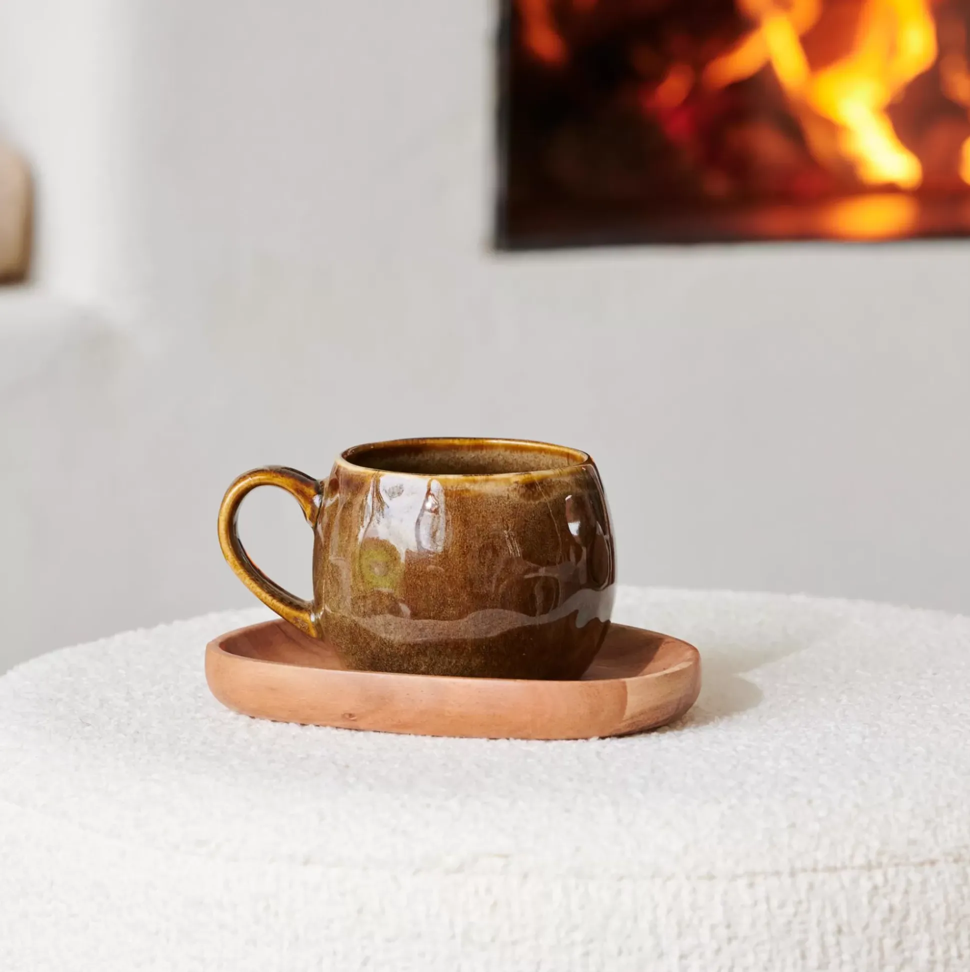 Tacitas<CASA Cozy Taza Marron