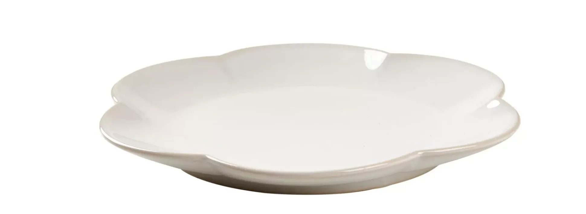 Platos<CASA Dahlia Flower Plato Blanco