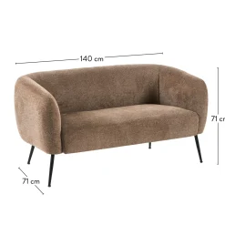 Sofás<CASA Davi Butaca Caqui