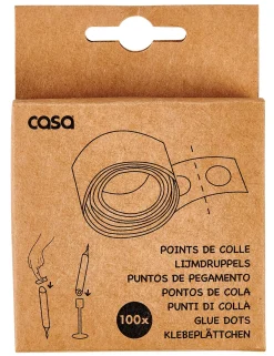 Velas<CASA Dot Almohadillas Adhes. Para Velas Blanco