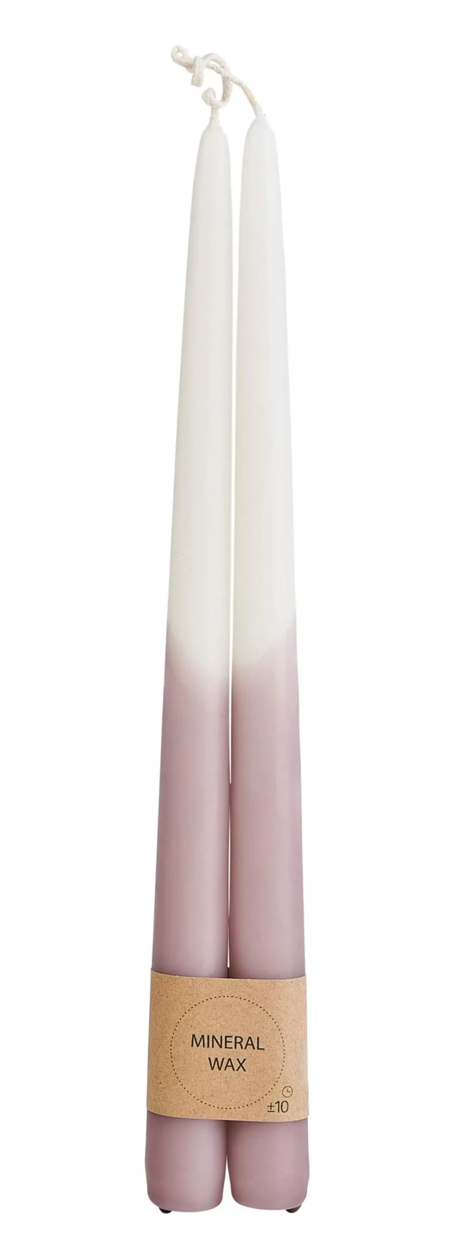 Velas<CASA Duo Velas Largas Juego De 2 Crema, Multicolor