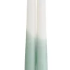 Velas<CASA Duo Velas Largas Juego De 2 Crema, Menta, Multicolor